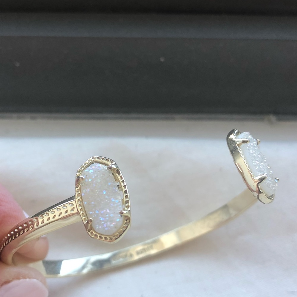 Kendra Scott Elton Golf Cuff in Irridescent Drusy